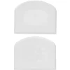 Panduro Hobby Degskrapor av plast 2-pack, 11,7×9,2 cm stora. Tjocklek 0,25 cm