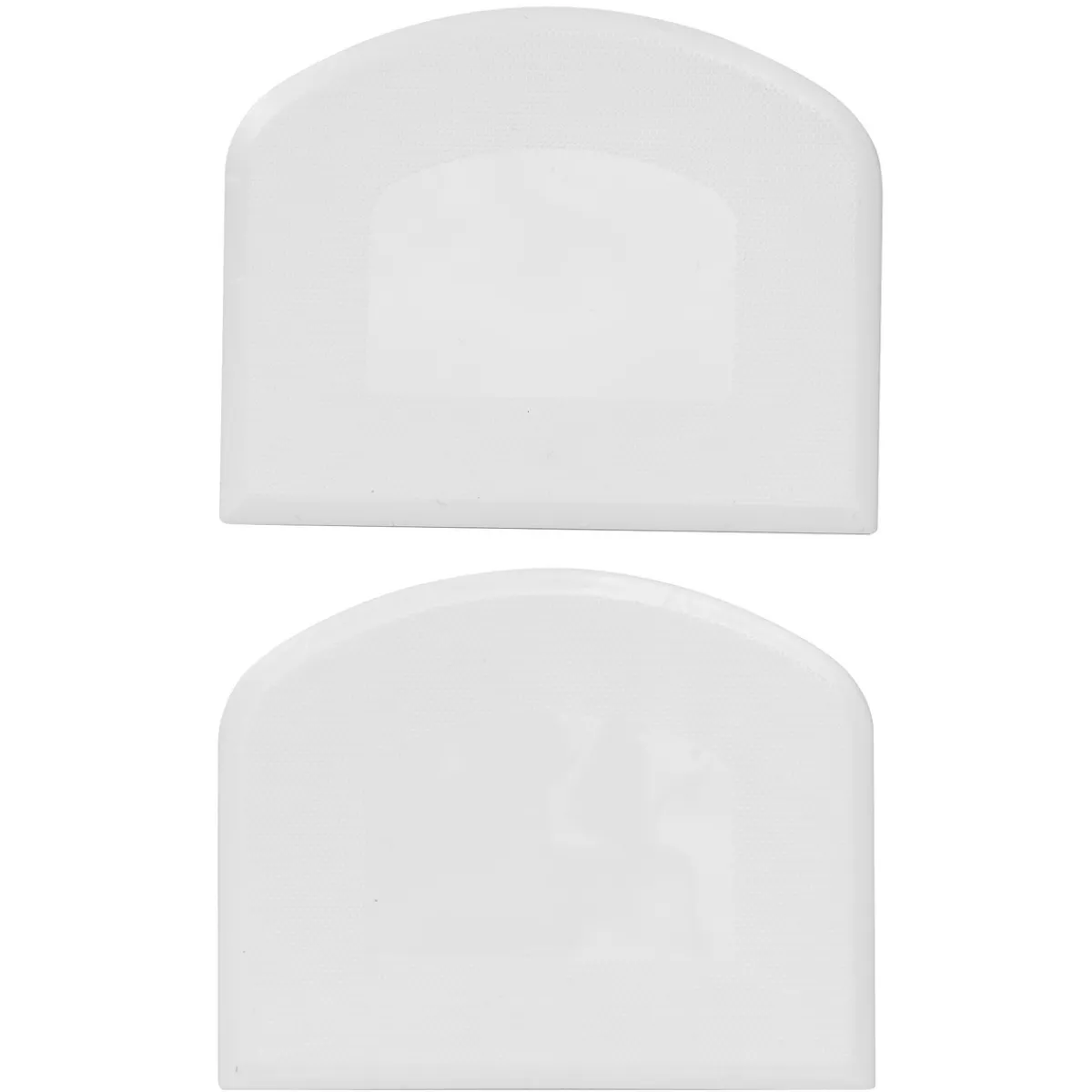 Panduro Hobby Degskrapor av plast 2-pack, 11,7×9,2 cm stora. Tjocklek 0,25 cm