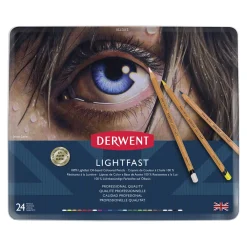 Derwent Lightfast – pennset med 24 ljusäkta oljebaserade färgpennor | Färgpennor