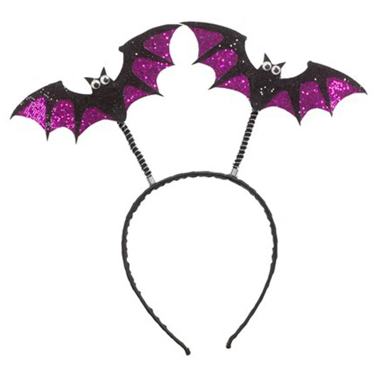 Joker Diadem med fladdermöss – längd 27 cm | Barn Utklädnad