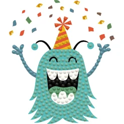 Diamond Dotz Party monster – diamond painting, 7,8×7,8 cm | Diamond Painting