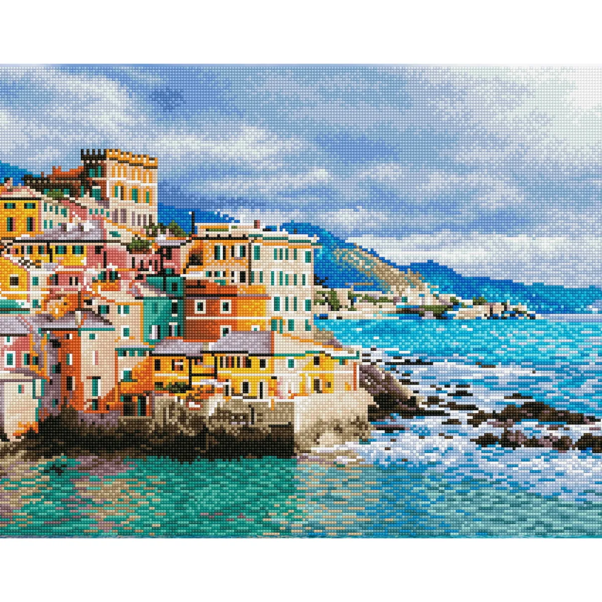 Diamond Dotz Winter Day View – diamond painting, 47×63 cm, 26160 dotz | Diamond Painting