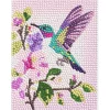 Panduro Hobby Diamond Painting kolibri, 12×16 cm väv + pärlor, silikon & pincett