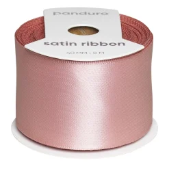 Panduro Hobby Dimrosa satinband – 40 mm brett och 8 meter långt