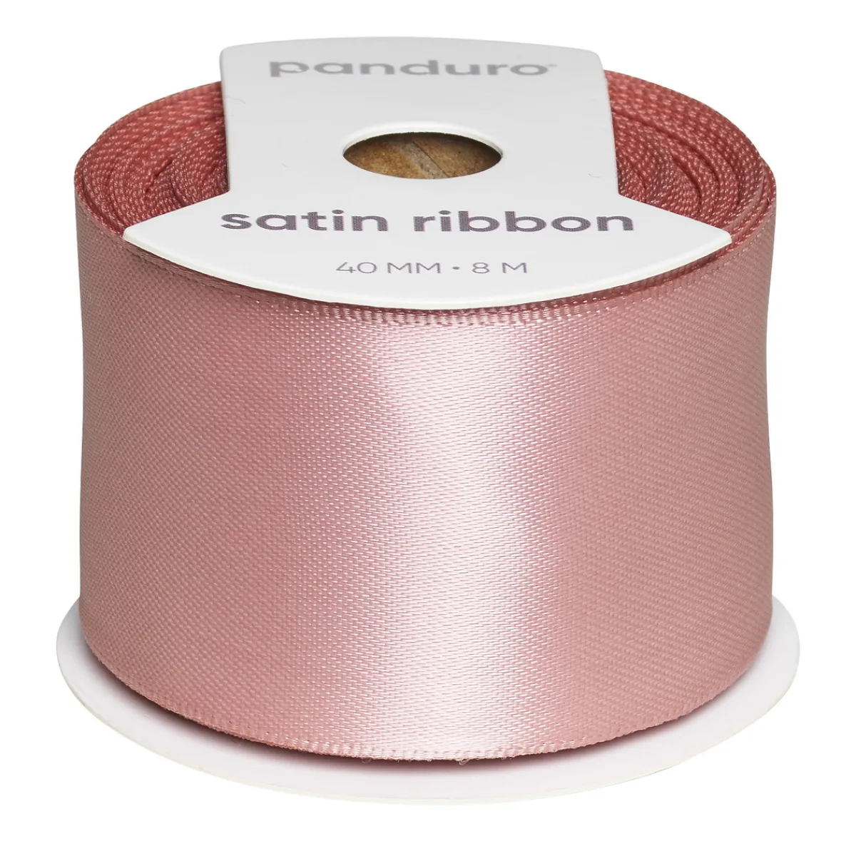 Panduro Hobby Dimrosa satinband – 40 mm brett och 8 meter långt