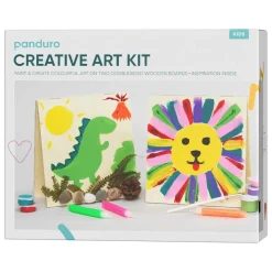Panduro Hobby DIY-kit Lilla vernissagen, allt för att måla 4 vackra små trätavlor! | Barn Året Om