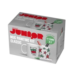 Barn Panduro Hobby DIY-kit Måla på mugg classic – 2 porslinsmuggar & 3 porslinspennor