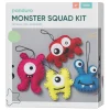 Barn Panduro Hobby Diy-kit Monstergänget – sy 4 söta och färgglada monster av filt