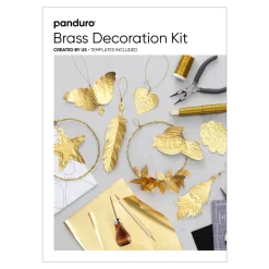 Panduro Design DIY-kit Skapa vackra föremål & dekorationer med glänsande mässing | Materialsatser