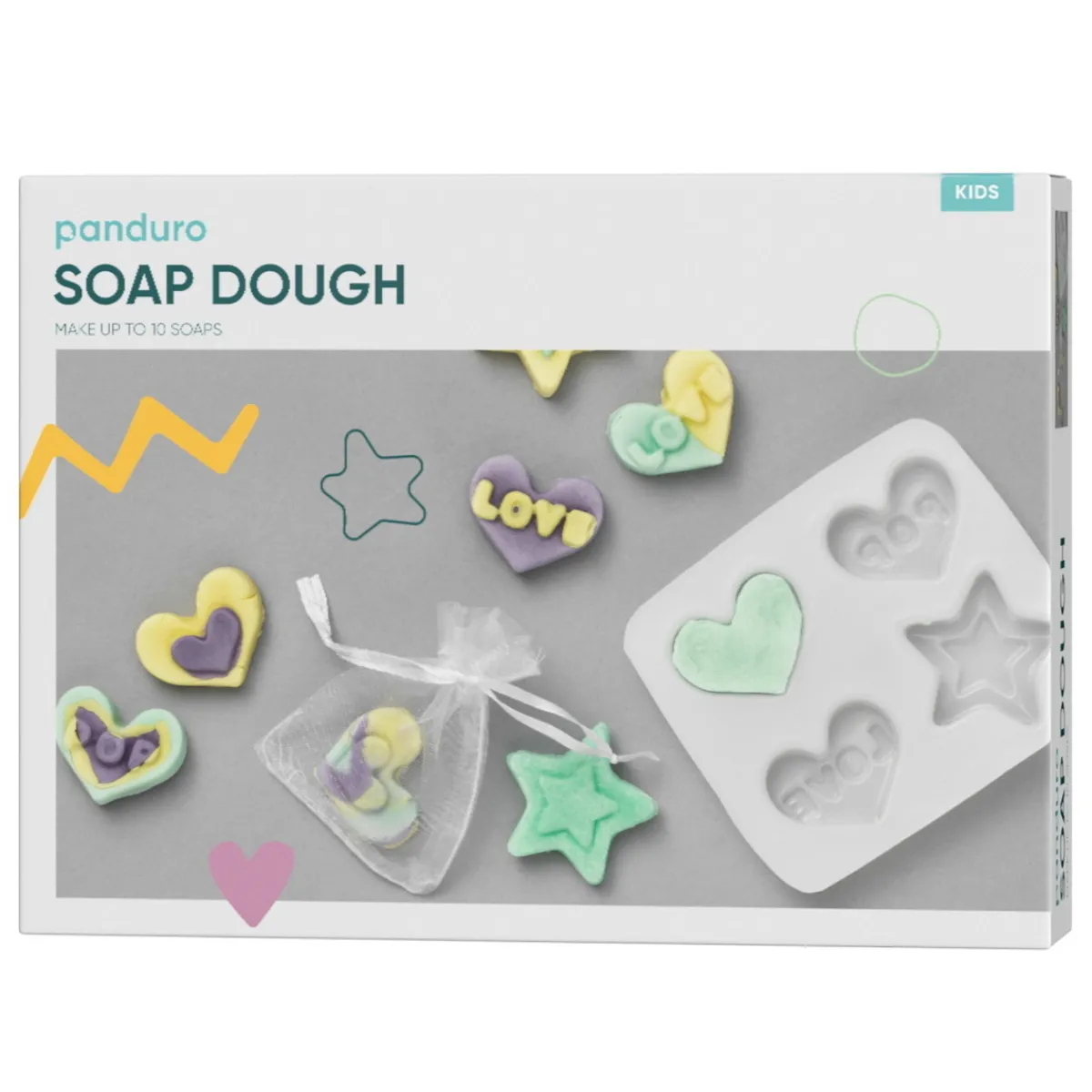 Panduro Hobby DIY-kit Soap Dough, ett roligt sätt för barn att skapa lekfulla tvålar | Barn Året Om