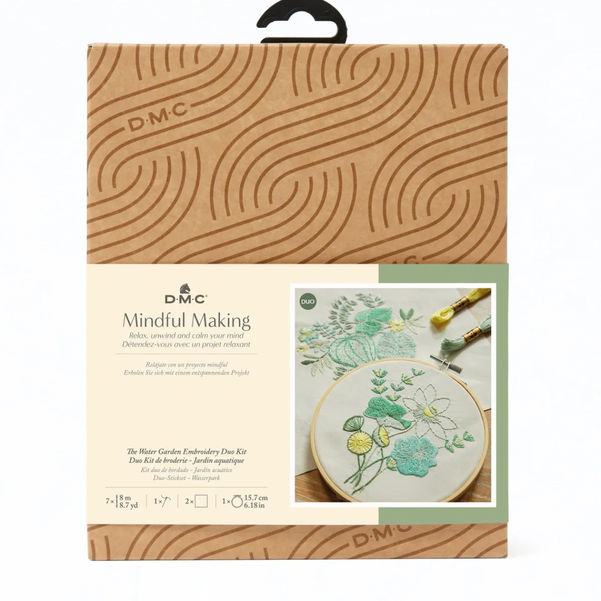 DMC Mindful making kit – brodera härliga vårblommor | Broderikit