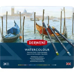 Derwent DW Akvarellpennor set 24 st