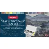 Derwent DW graphitint paint pan set | Akvarell- & Vattenfärger