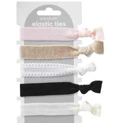 Panduro Jewellery Elastiska band Classy, 5 st. i olika utförande 24–25 cm långa, 2 cm breda