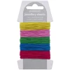 Panduro Jewellery Elastisk smyckestråd Ø0,5 mm happy mix – 5×4 meter i glada basfärger