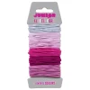 Barn Panduro Hobby Elastisk tråd 6×3 meter smyckestråd i rosa färger