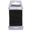 Panduro Hobby Elastisk Tråd 1mm/10m Svart | Barn Elastisk Smyckestråd
