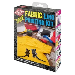 ESSDEE Lino Printing Fabric Kit – allt du behöver för linoleumtryck på tyg & textilier