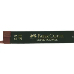 Faber-Castell blyertsstift refill – 0,5 mm 2H. Innehåller 12 stift. | Tillbehör & Refill