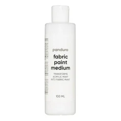 Panduro Hobby Fabric Paint Medium 100 ml, skapa textilfärg av akrylfärger!