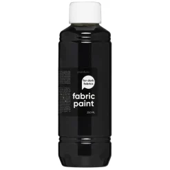 Panduro Fabric Paint Fabric Paint 250 ml – svart täckande textilfärg för mörkt tyg