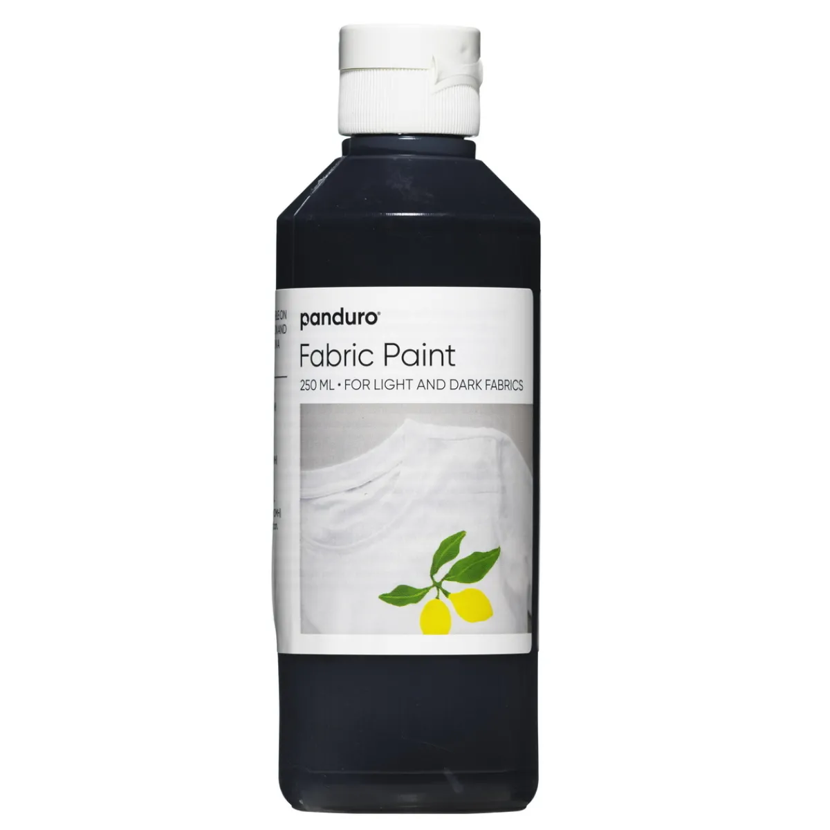 Panduro Fabric Paint Fabric paint 250 ml – svart textilfärg för både ljust och mörkt tyg