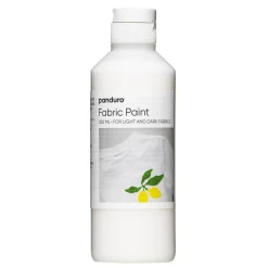 Panduro Fabric Paint Fabric paint 250 ml – vit textilfärg för både ljust och mörkt tyg | Textilfärger