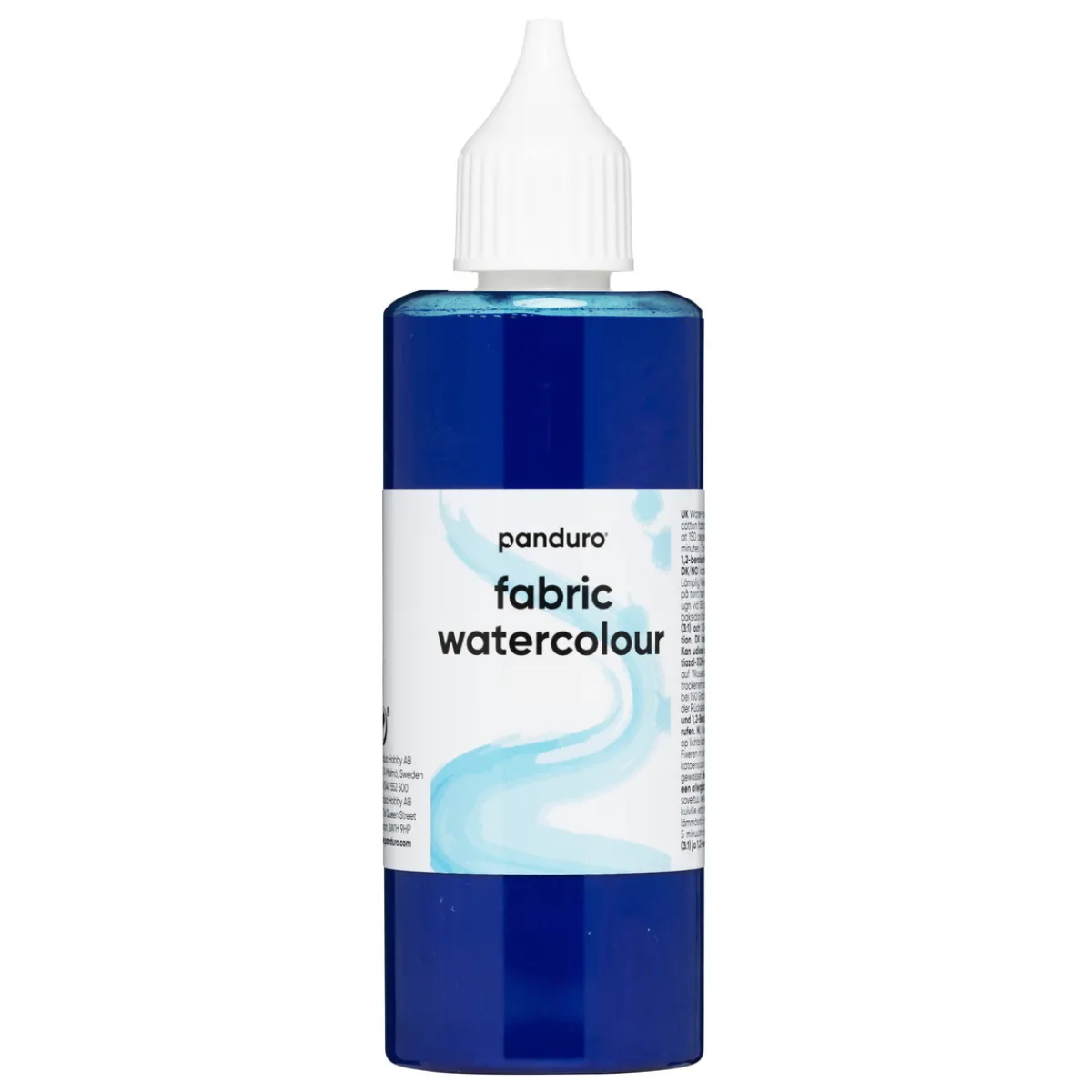 Panduro Hobby Fabric Watercolour 85 ml – blå textilfärg akvarell | Textilfärger