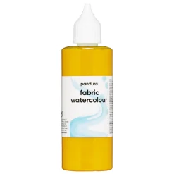 Panduro Hobby Fabric Watercolour 85 ml – gul textilfärg akvarell | Textilfärger