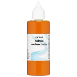 Panduro Hobby Fabric Watercolour 85 ml – orange textilfärg akvarell | Textilfärger