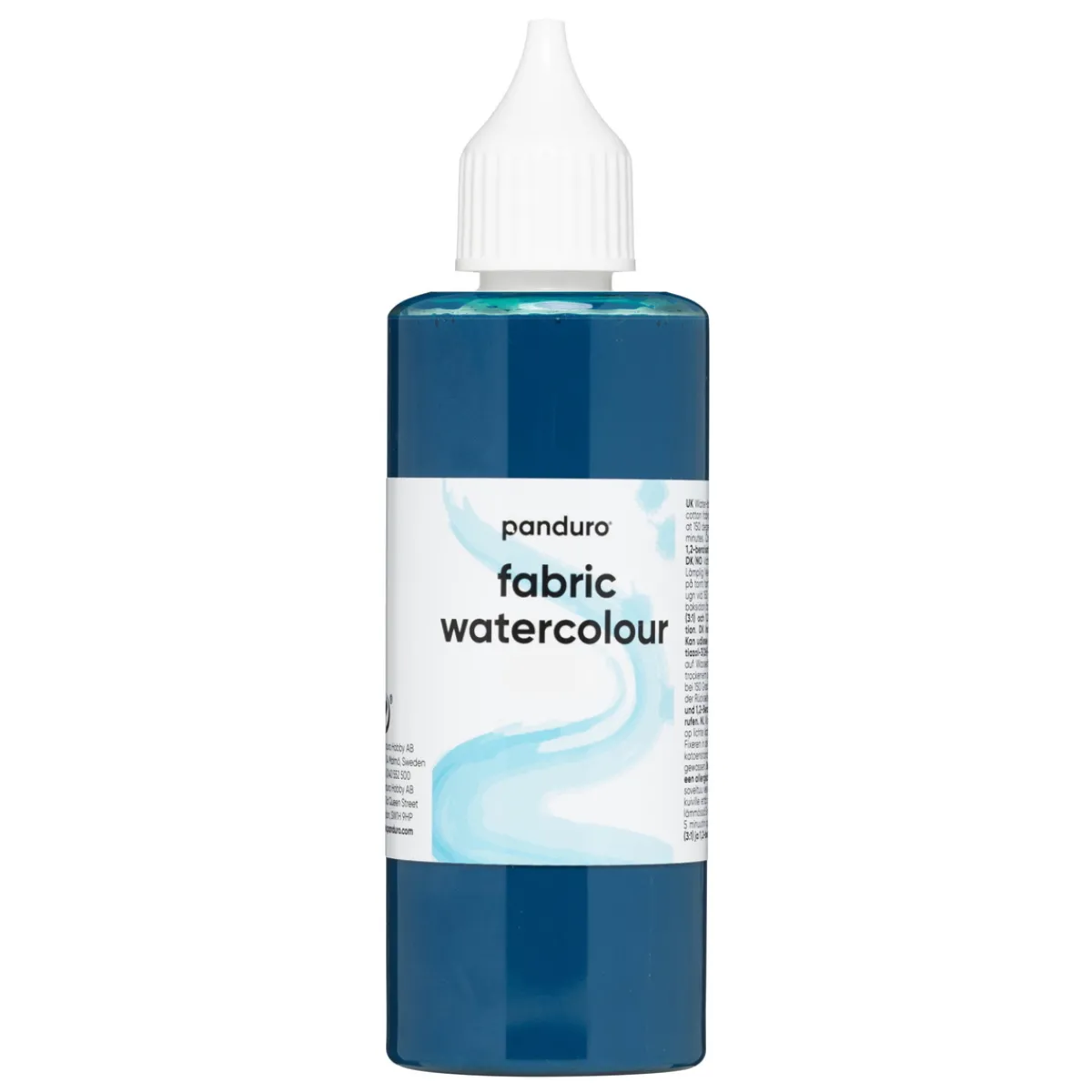 Panduro Hobby Fabric Watercolour 85 ml – turkos textilfärg akvarell