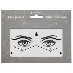 Panduro Hobby Face Jewels Black Mystique – stickers & ansiktssmycke för utklädnad och maskerad | Barn Ansikts- Och Nageldekor