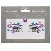 Barn Panduro Hobby Face Jewels Butterfly Swirl – stickers & ansiktssmycke för utklädnad och maskerad