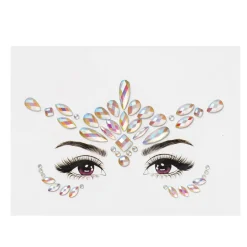 Barn Panduro Hobby Face Jewels Glow Princess, lys upp ditt ansikte med självlysande ansiktssmycken!