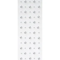 Barn Panduro Hobby Face Jewels Pearl Dots – 60 pärlemorfärgade runda ansiktssmycken