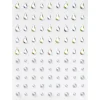 Panduro Hobby Face Jewels Raindrops – 90 droppformade & runda ansiktssmycken | Barn Ansikts- Och Nageldekor