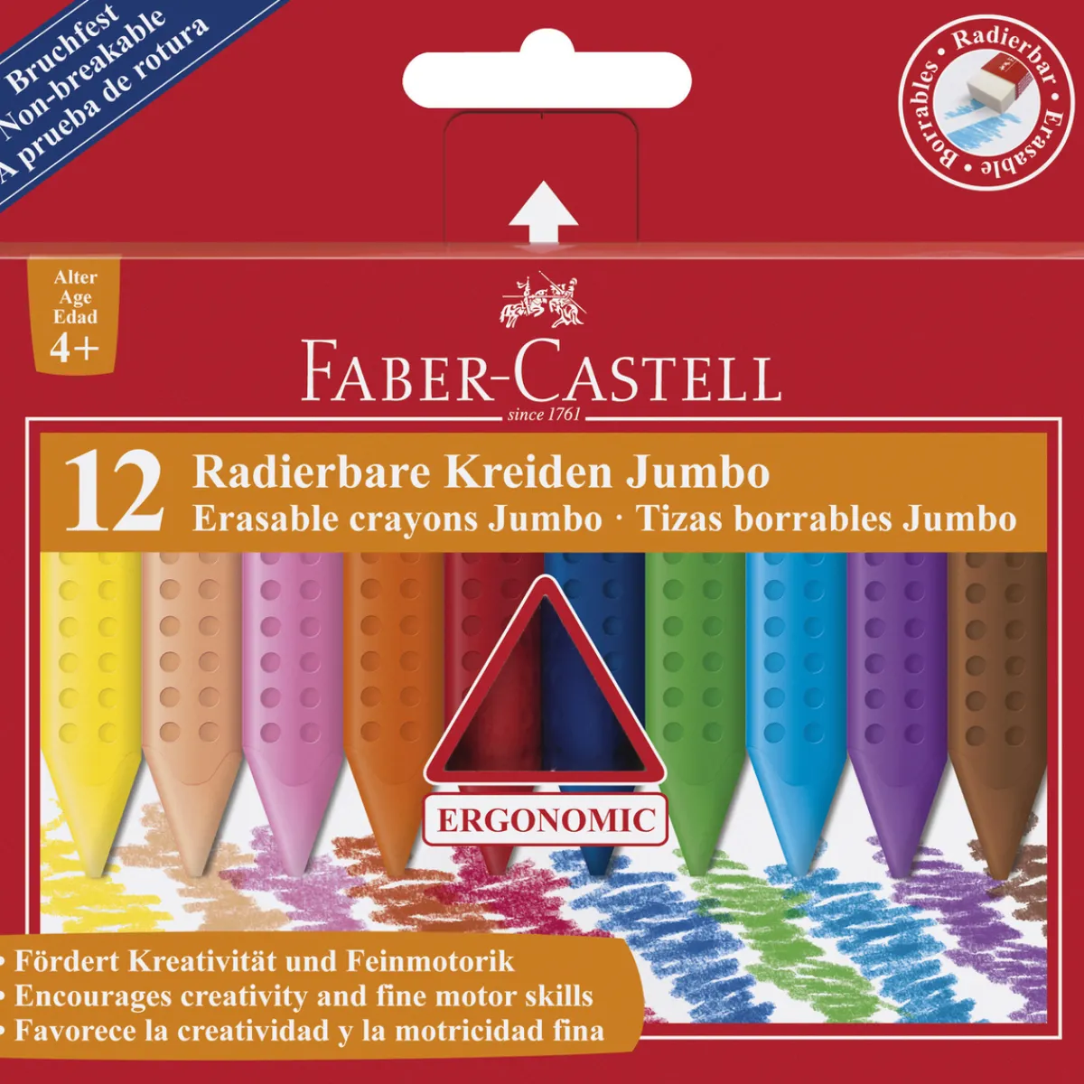 Faber-Castell FC Jumbo Grip 12p | Barn Barnpennor
