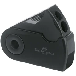 Faber-Castell FC Sleeve pennväss dubb svart | Pennvässare & Linjaler