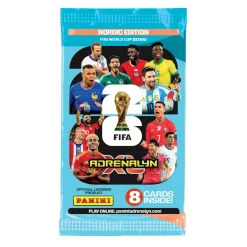 Panini FIFA World Cup 2026 Nordic Edition – OBS! Priset avser endast ETT boosterpack med 8 kort | Barn Samlarkort
