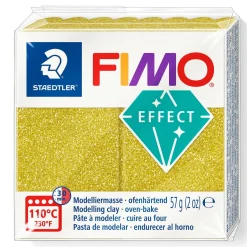 FIMO effect glitter modellera 57 g – gold 112 | Fimolera