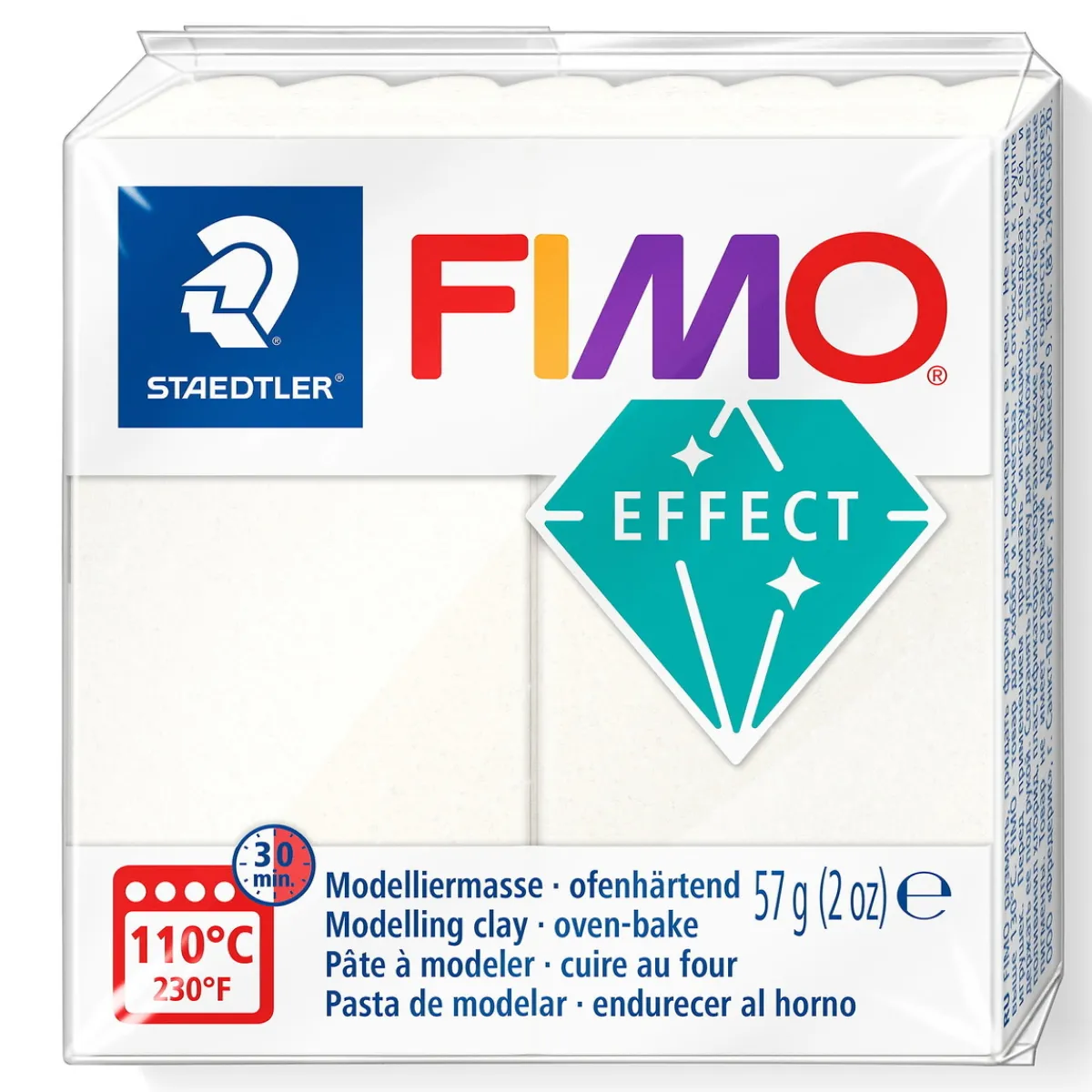 FIMO effect metallic modellera 57 g – mother of pearl 08 | Fimolera