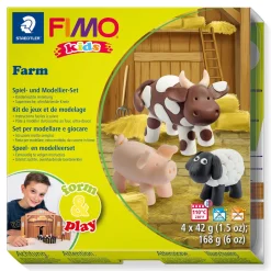 FIMO Kids Form & Play Set – Farm | Barn Ugnshärdande Lera
