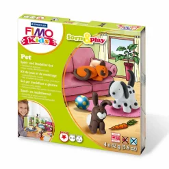 FIMO Kids Playset Pets | Barn Ugnshärdande Lera