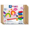 FIMO Soft Basic Set – 9×25g färgglada -leror och verktyg