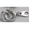 Panduro Jewellery Fjäderlås med motring / ringögla – Ø 5 mm. Silverfärgade, 50-pack.