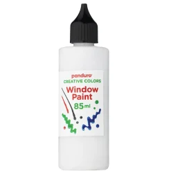 Barn Creative Colors Fönsterfärg 85 ml vit glitter