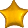 Amscan Folieballong Ø45 cm – guldfärgad stjärna | Barn Ballonger