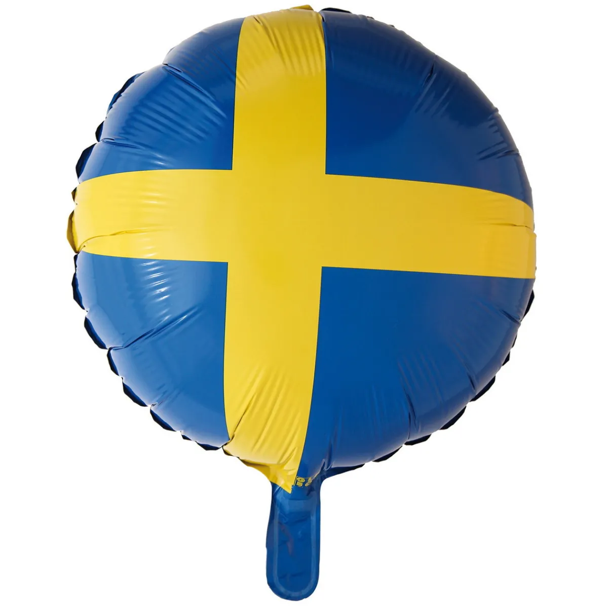 Joker Folieballong 44 cm i diameter – Sverige / svensk flagga | Barn Ballonger