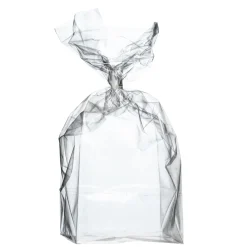 Panduro Hobby Folierad presentpåse stor, transparent 10 st. Mått: 10×10×30 cm | Presentpåsar