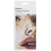 Panduro Hobby Färgpennor 12-pack Portrait, vaxbaserade pennor i färger för porträtt | Färgpennor